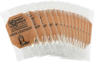 Wonder Wafers - Diamond-Ultra Scented Car Air Fresheners - Individually Wrapped (15 Per Pack) (New Leather)