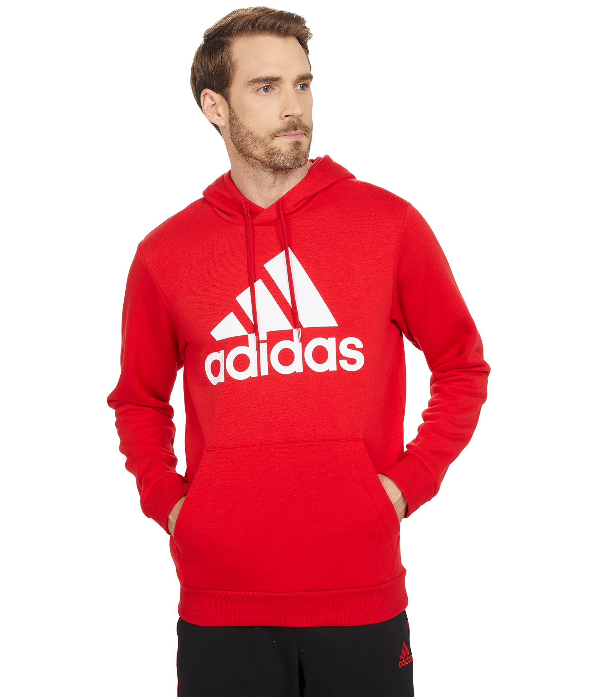 adidas Men's Essentials Big Logo French Terry Hoodie
