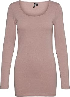 VERO MODA Vmmaxi My LS Soft Uneck Ga Noos Women's Long-Sleeved Shirt