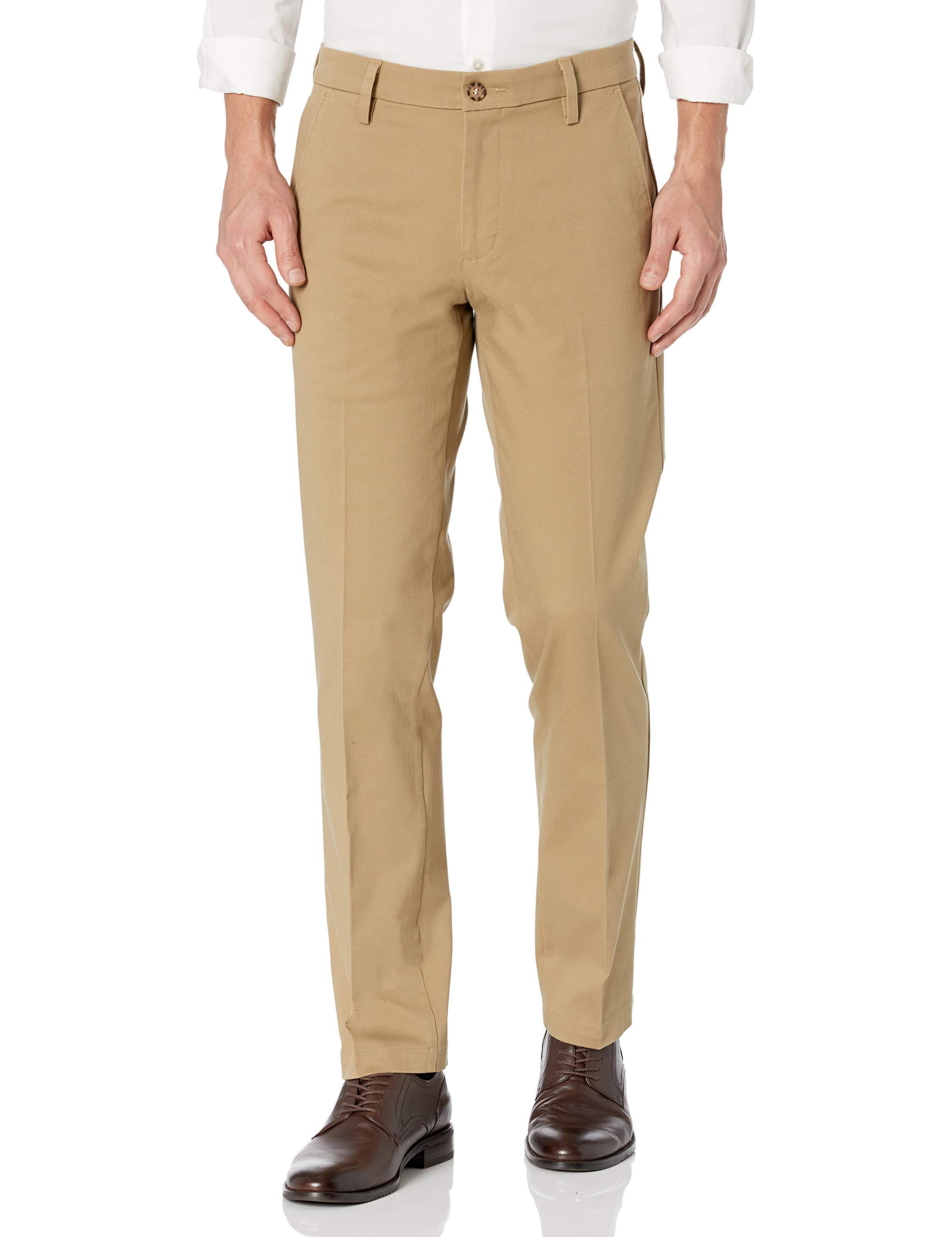 Dockers - Relaxed Fit Comfort Khaki Pants D4, Men's Leisure Trousers