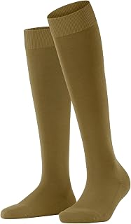 FALKE Women's ClimaWool Knee Socks Breathable Climate Regulating Odour-Inhibiting Wool Lyocell Very Durable Reinforced Elegant Fine Ultra Light Feel on the Skin 1 Pair