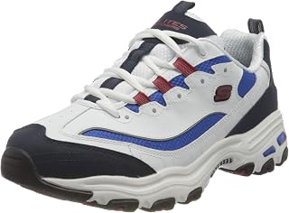 Skechers Men's D'lux fitness trainers, black white