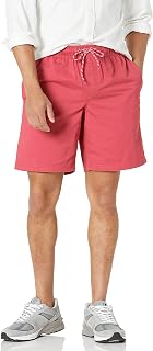 Amazon Essentials 8" Loose Fit Cotton Shorts with Elastic Waist and Drawstrings Men