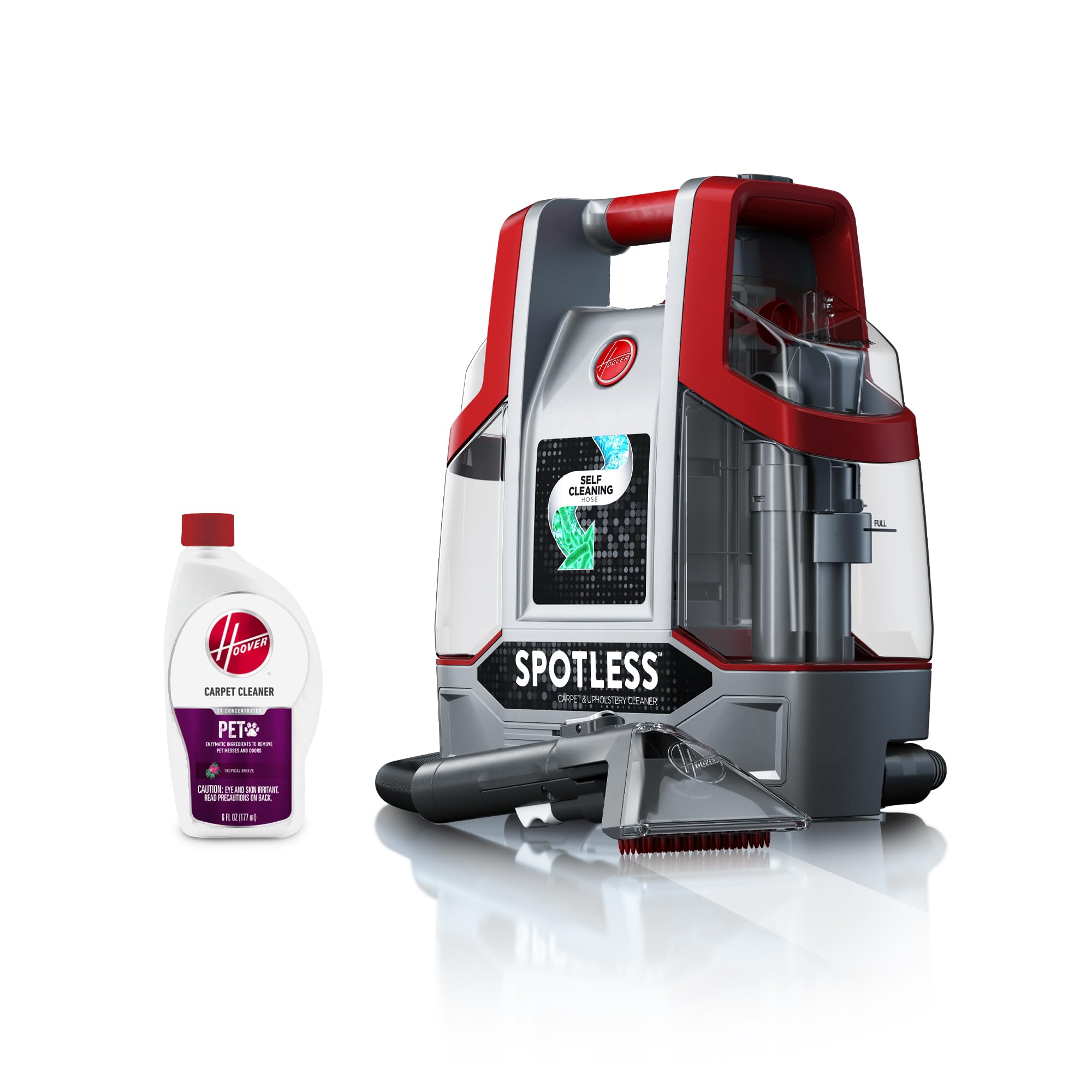 Hoover Spotless Portable Carpet & Upholstery Spot Cleaner, FH11300PC | Self-Clea