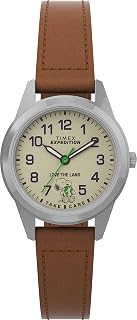 Timex Expedition Leather Strap Watch