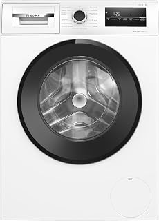 Bosch Series 4 Washing Machine 8 kg 1400 rpm Wrinkle Reduction WAN282K4 | Up to 65% shortened washing time with Speed Perfect, quiet brushless motor, continuous automatic quantity, child lock