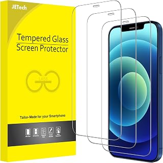 JETech Screen Protector for iPhone 12/12 Pro, 3-Pack