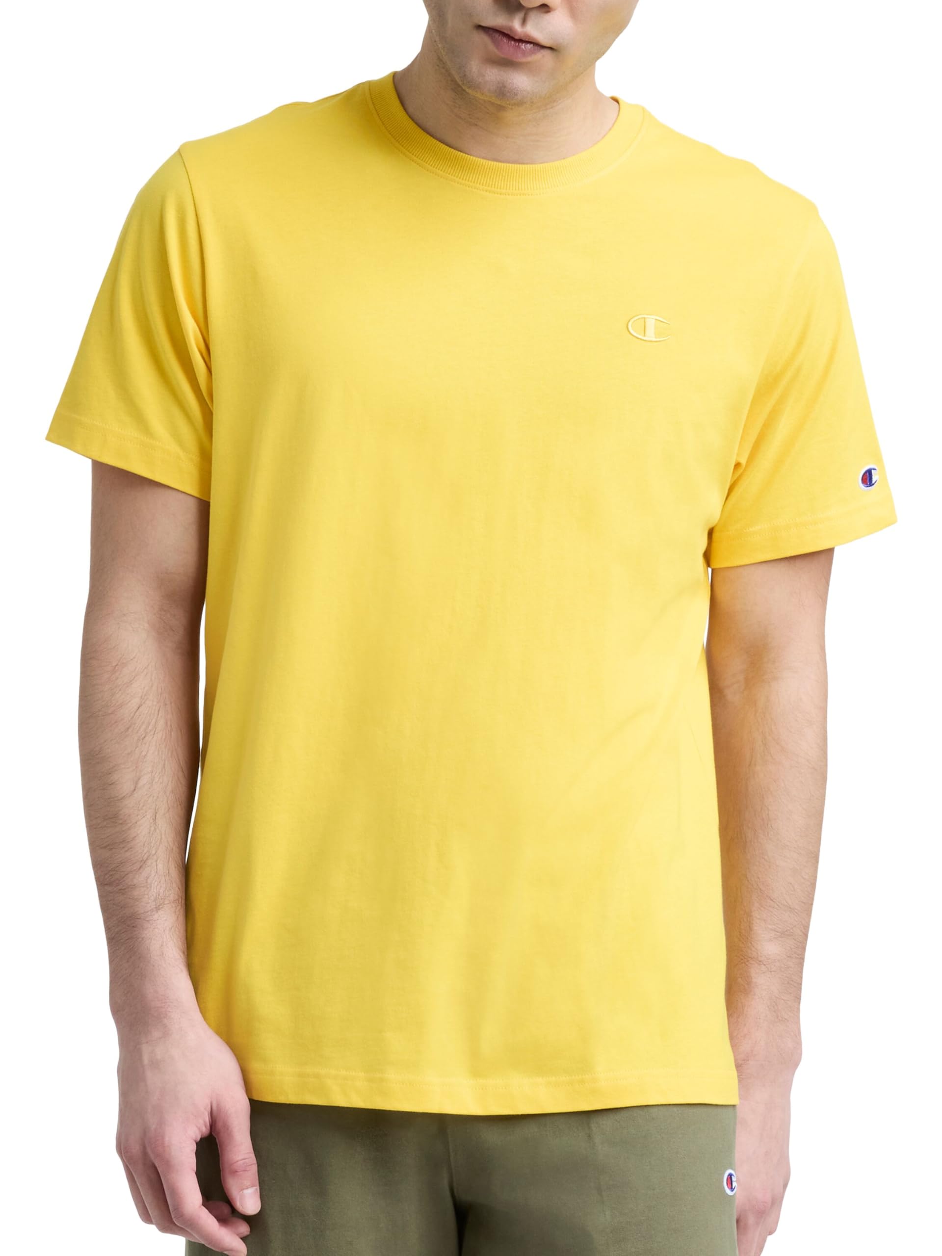 Champion Men's Men's Reverse Weave Pullover, Block Logo Hooded Sweatshirt