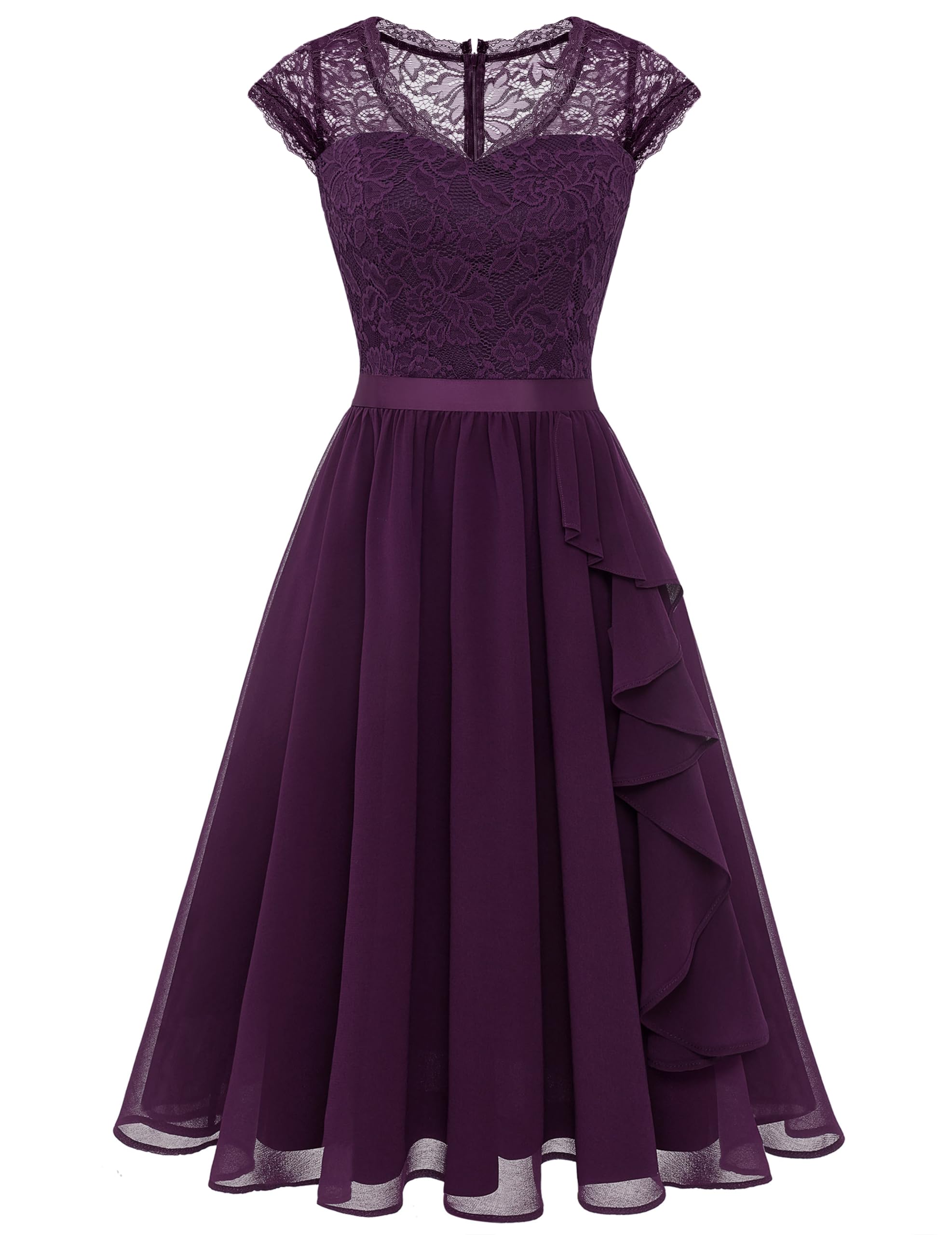 Wedtrend Women's Bridesmaid Dresses Short Prom Dress Ruffle Semi Formal Cocktail
