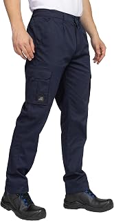 BWOLF Prime Men's Work Trousers with Many Pockets and Extra Reinforced Waistband, Cargo Trousers with Spandex