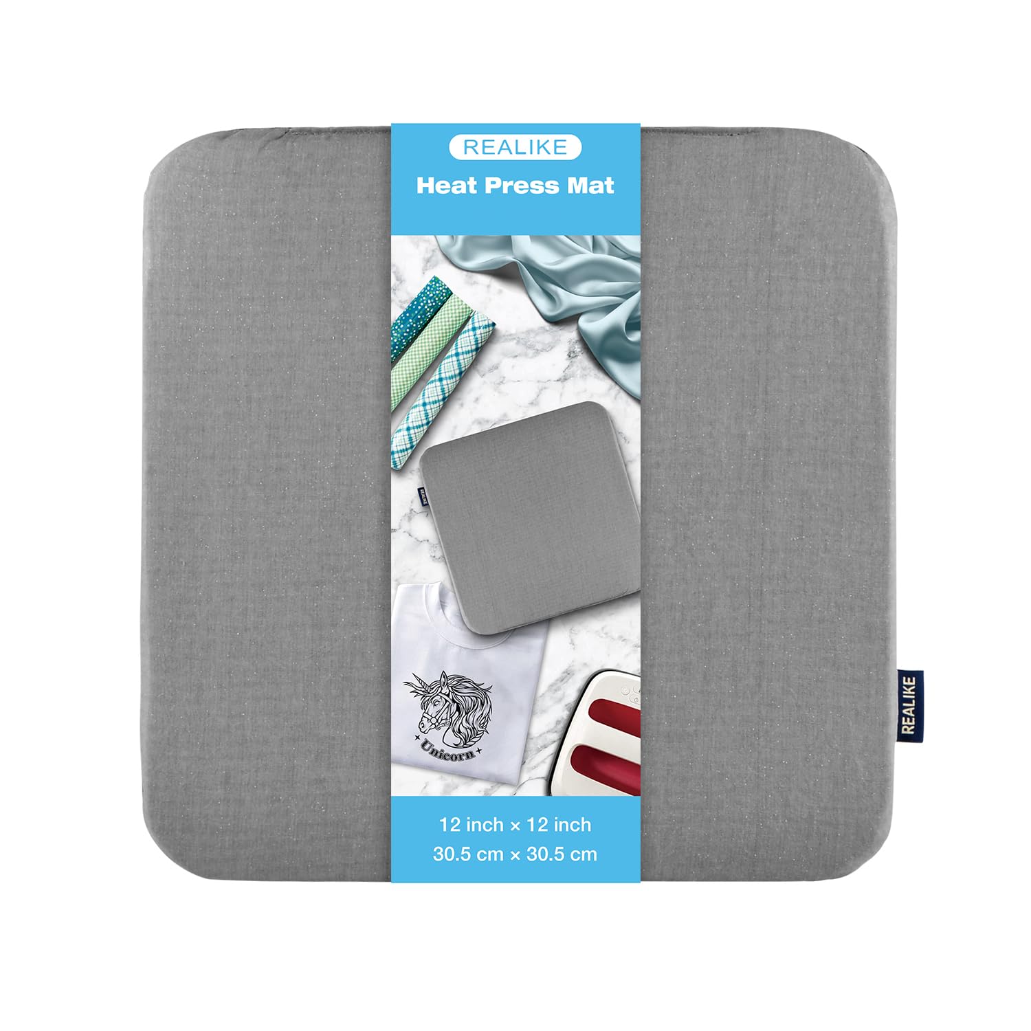 REALIKE Heat Press Mat Compatible with Cricut Easy Press 2/Cricut Easy Press(12X