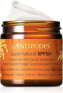 Antipodes Supernatural SPF50+ Mineral Sun Cream Face 2 fl oz