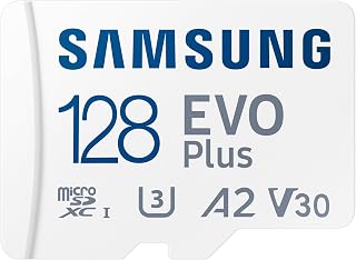 Samsung EVO Plus 128GB microSDXC Memory Card + SD Adaptor, Up to 160MB/s