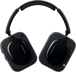Nothing Headphone (a) Wireless On-Ear Headphones with Active Noise Cancellation, Up to 135h Battery, Hi-Res, Space Audio, Touch Controls - Black