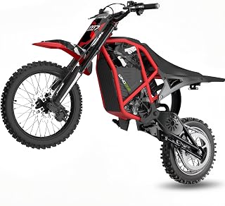 Windone RM7 Electric Dirt Bike for Teens &amp; Adults, 48V 22.5Ah, 37MPH &amp; 45-Mile Electric Motorcycle, 2200W Ebike, 14"/12" Off-Road Tire E-Bike, Dual Hydraulic Brakes, Full Suspension, Fit Age 13+