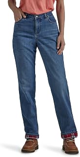 Lee Women's Denim Trousers, Solid Premium Light Blue