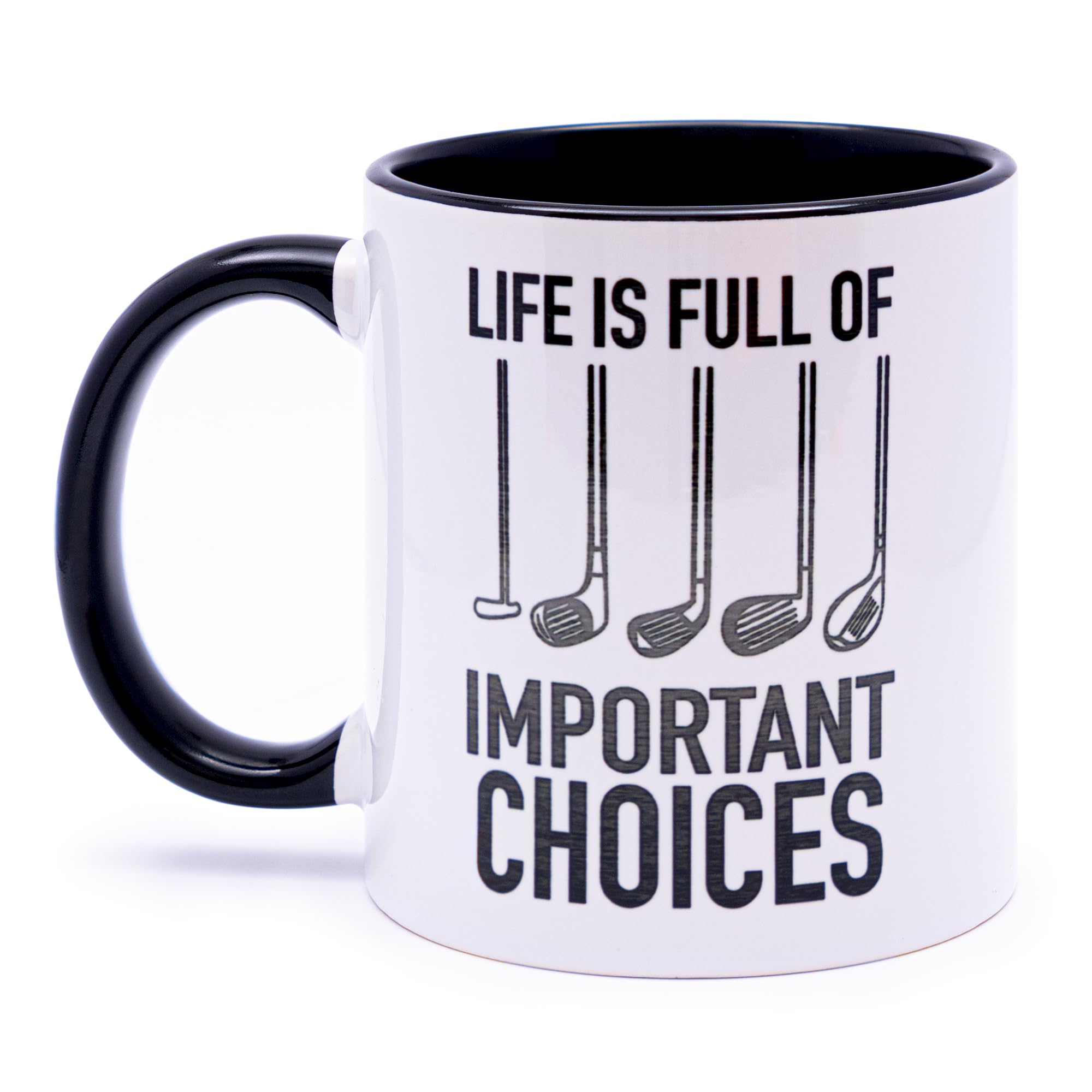 decorluxes Golf Gifts for Dad 11oz Ceramic Mug, Best Dad by Par Mug, Funny Golf 
