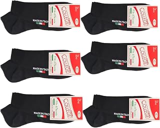 6 pairs of socks ghosts man woman made of pure cotton Scotland thread 100% elastic Made in Italy
