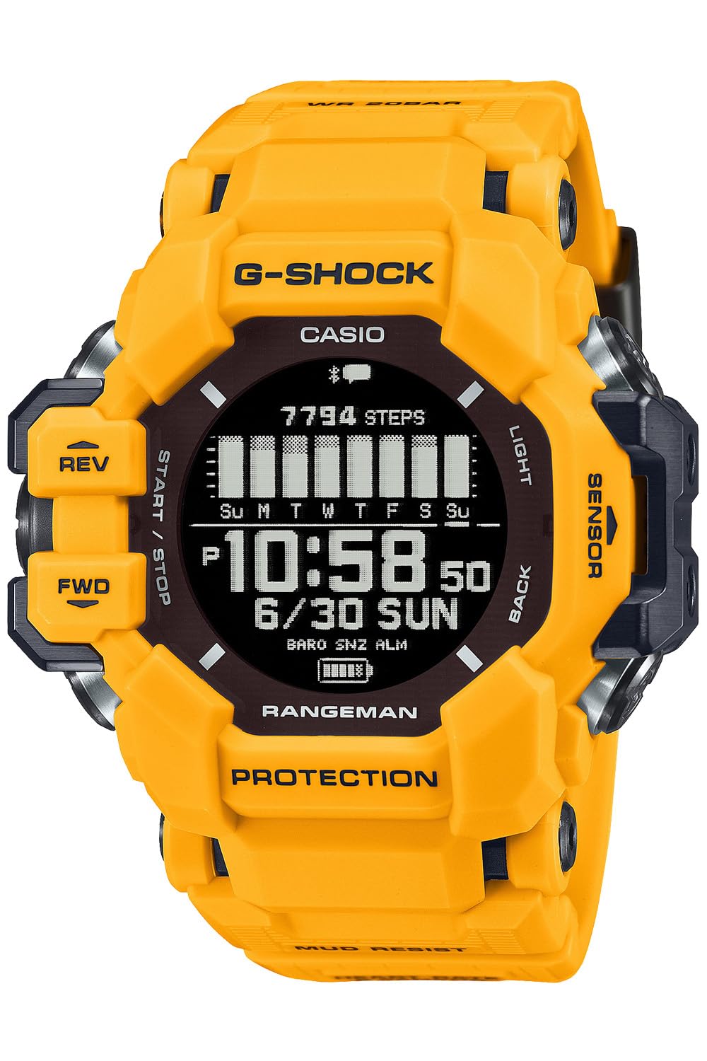 G-Shock CASIO Master of G - Land Rangman GPR-H1000-9JR Yellow Mens Watch (Japan 