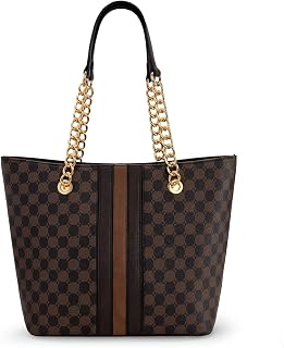 Montana West Tote Bag for Women Classic Monogram Purses and Handbags