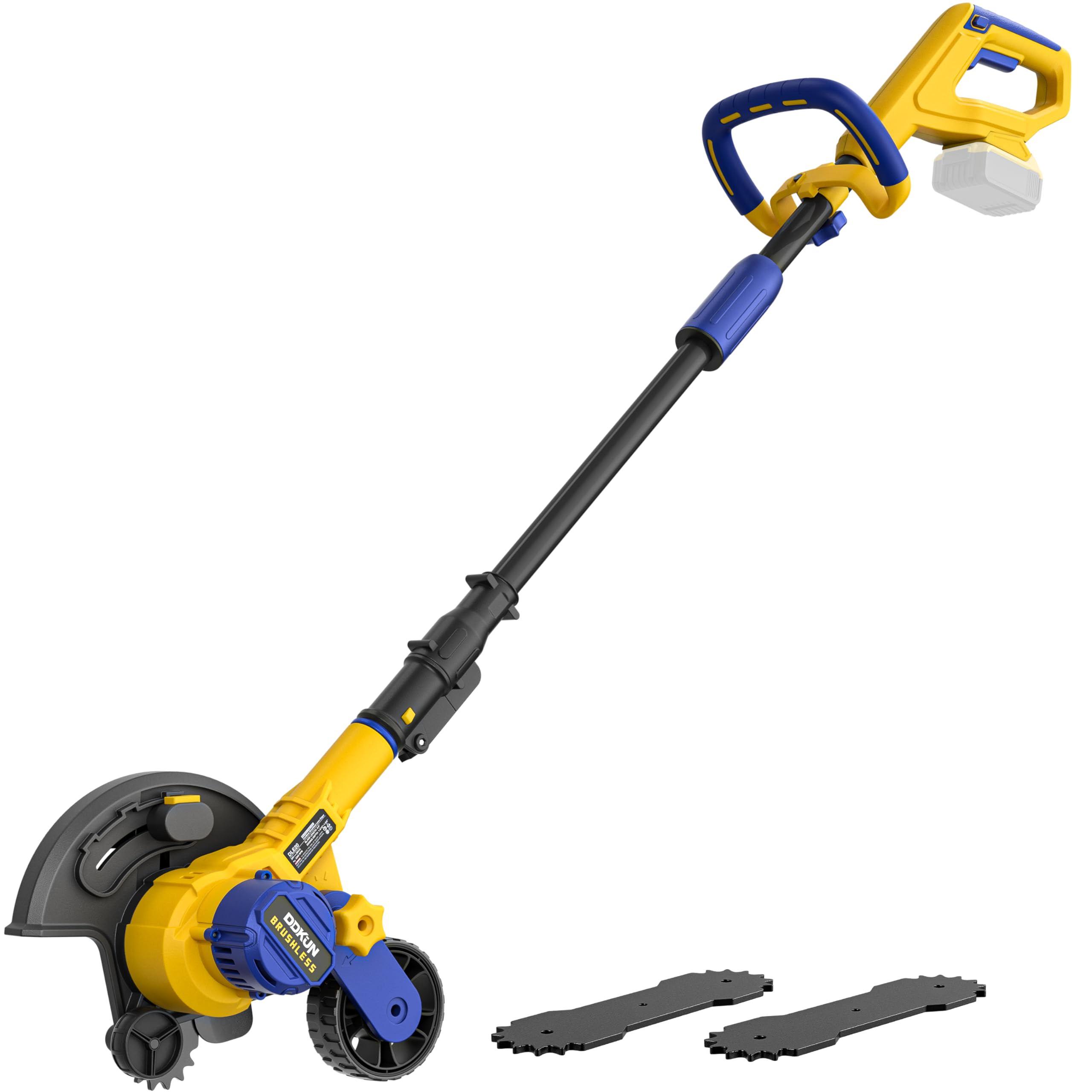 DDKUN Cordless Lawn Edger Compatible with DeWalt 20V Battery (Tool ONLY) | Brush