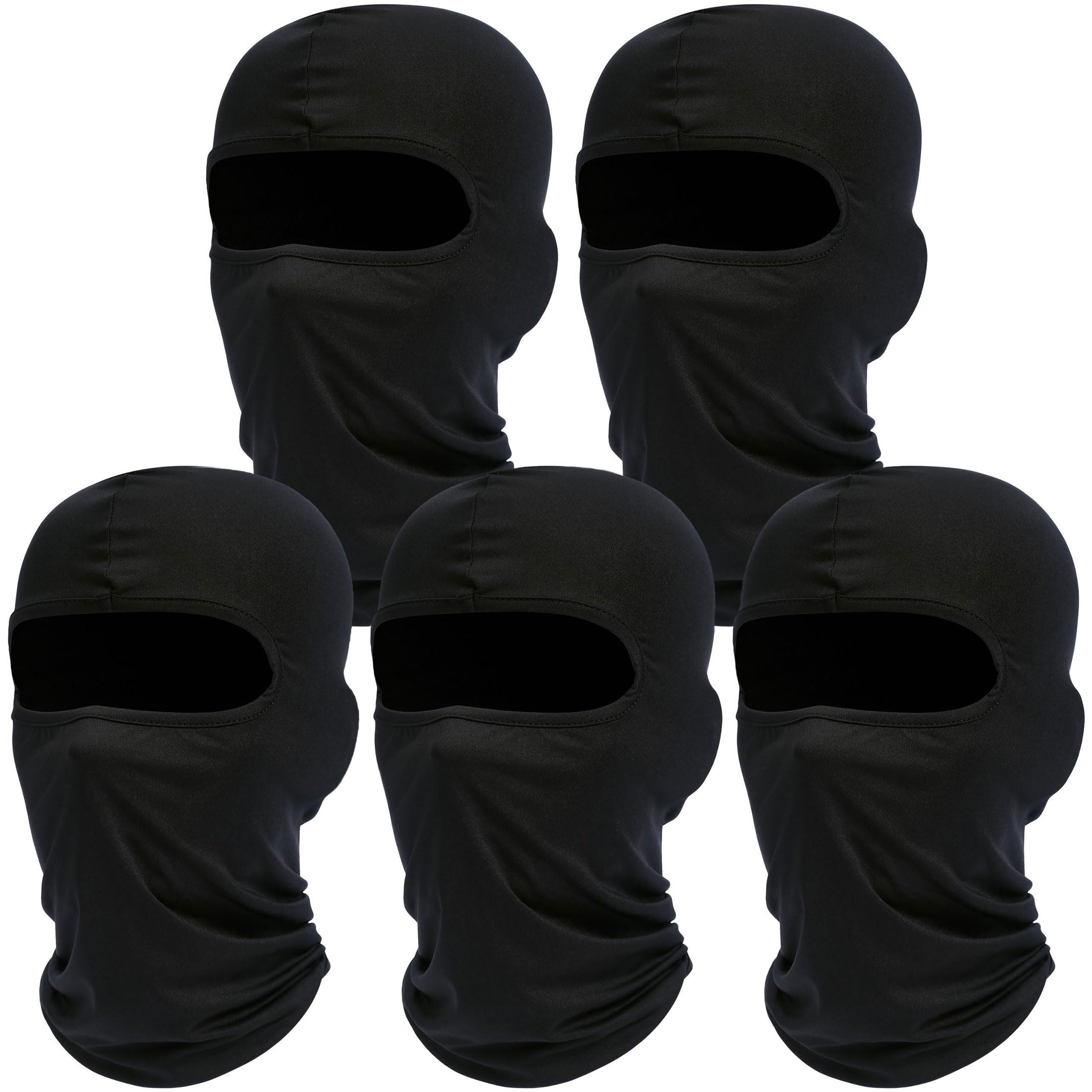 ROXUN Balaclava Ski Mask, 5 Pack Neck Gaiter Motorcycle Summer Cooling | UV Prot