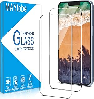 MAYtobe 2 Pack Designed Tempered Glass for iPhone 14 Plus Screen Protector