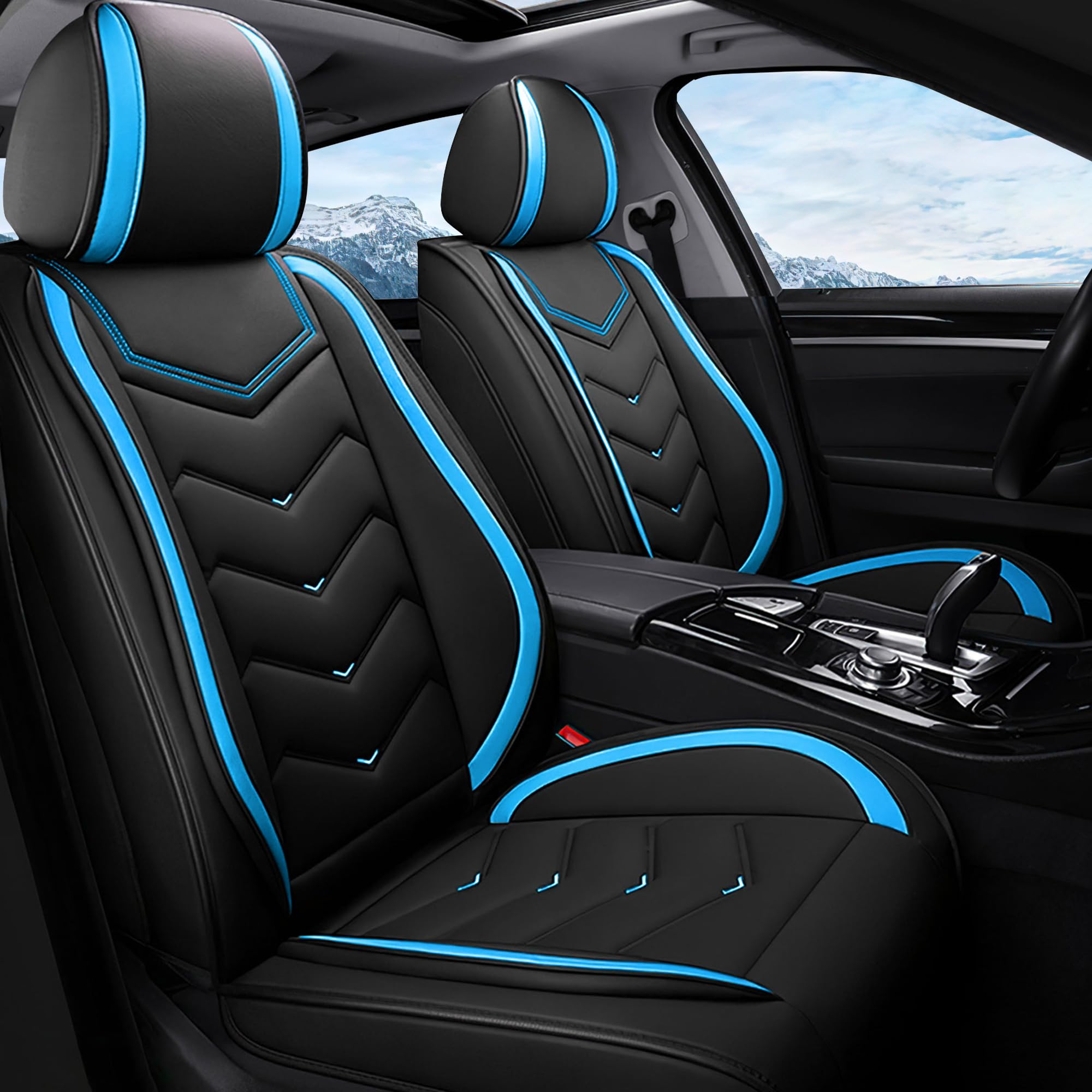 Car Seat Covers Fit for Ford F-150/F-250/F-350 2009-2026, Stylish Sport Seat Cov