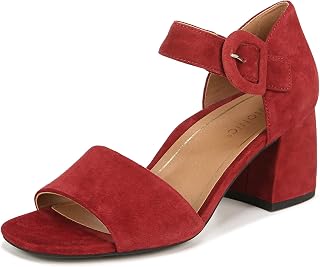 Vionic Sonoma Chardonnay Women's Open Toe Closed Back Heel Dress Shoes - Adjustable Strap Support Dress Shoes that Includes Orthopaedic Insole