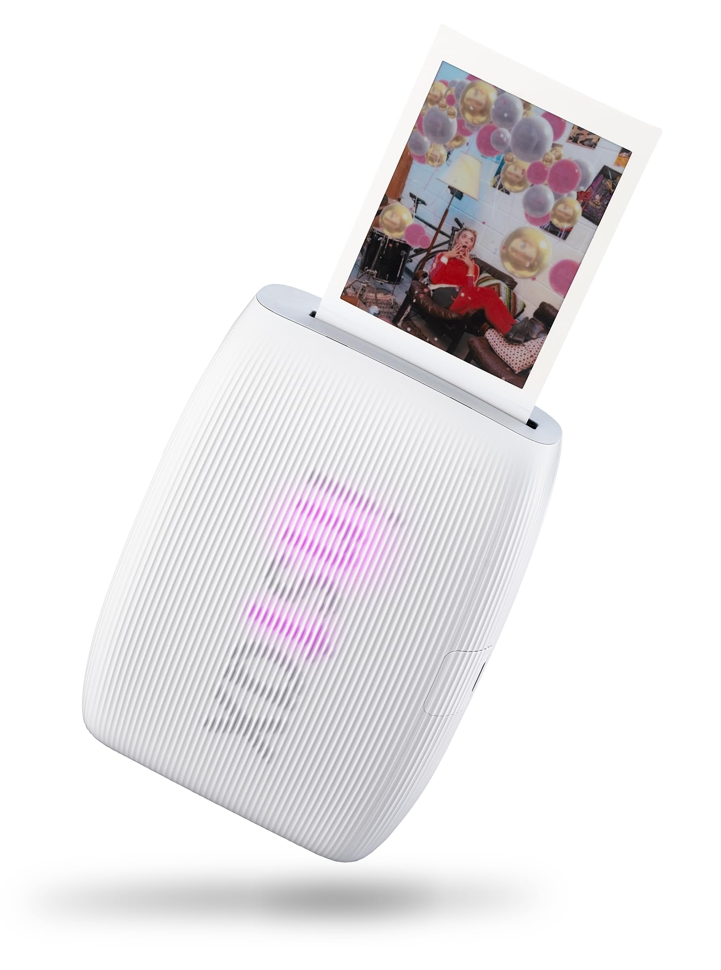 Fujifilm Instax Mini Link 3 Smartphone Printer - Clay White | Has confetti, spot