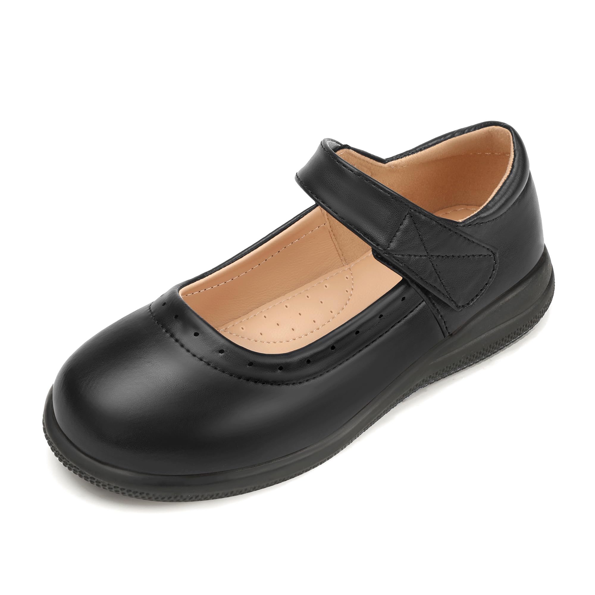 Hehainom Girls Mary Jane Shoes School Uniform Dress Flats