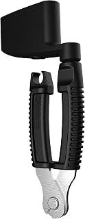 D'Addario Accessories Bass Pro-Winder - Bass Guitar String Winder, Bass String Cutter, Bass Guitar Bridge Pin Puller - Ultimate Ergonomic All in One Bass Tool for Restringing - Black