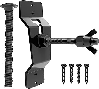Wall Mount Spare Tire Carrier Mount for Trailer Spare Tire Mount for Utility Trailer Enclosed Trailer Accessories Spare Tire Holder, Wheel Bracket Rack for Enclosed Trailer(Black)