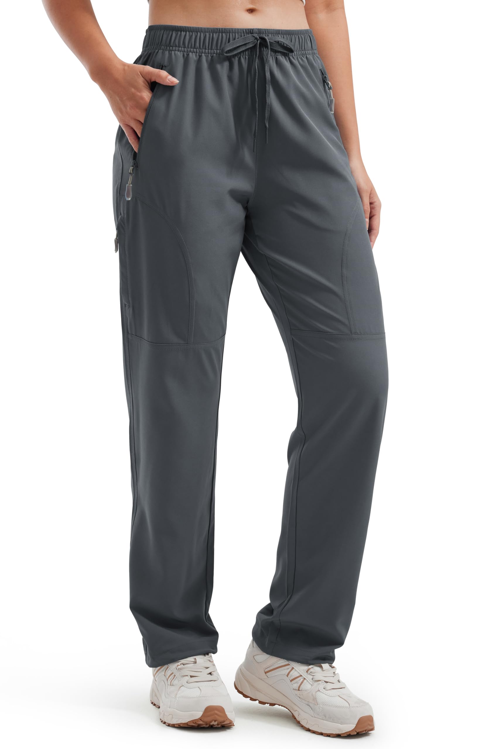 Libin Women's Trekking Trousers Lightweight Quick Dry Waterproof Cargo Travel Ca