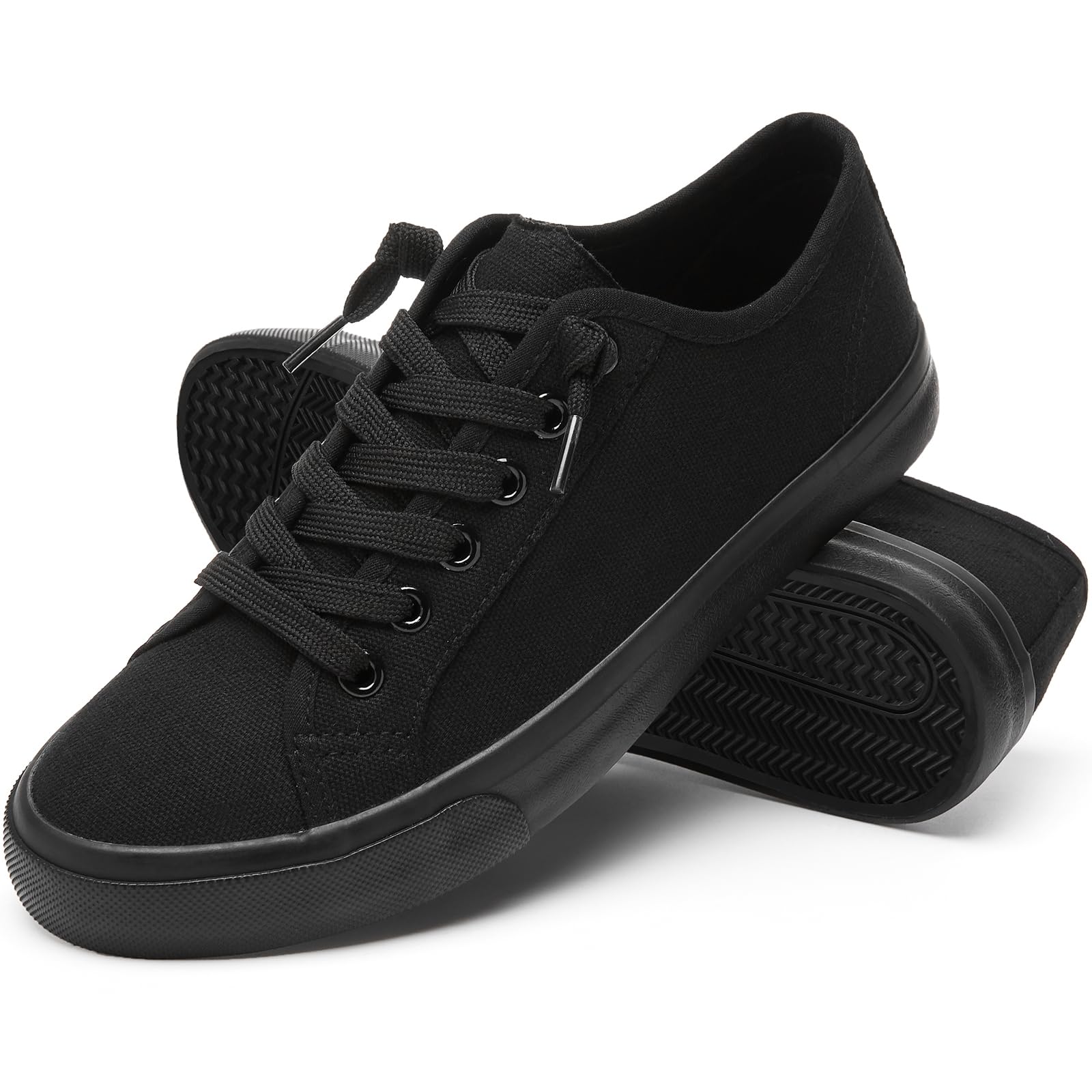 womens canvas sneakers slip on non slip casual shoes lace up low canvas shoes wh