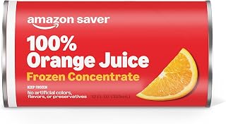 Amazon Saver, 100% Orange Juice, Frozen Concentrate, 12 Fl Oz (Previously Amazon Fresh Brand, Packaging May Vary)