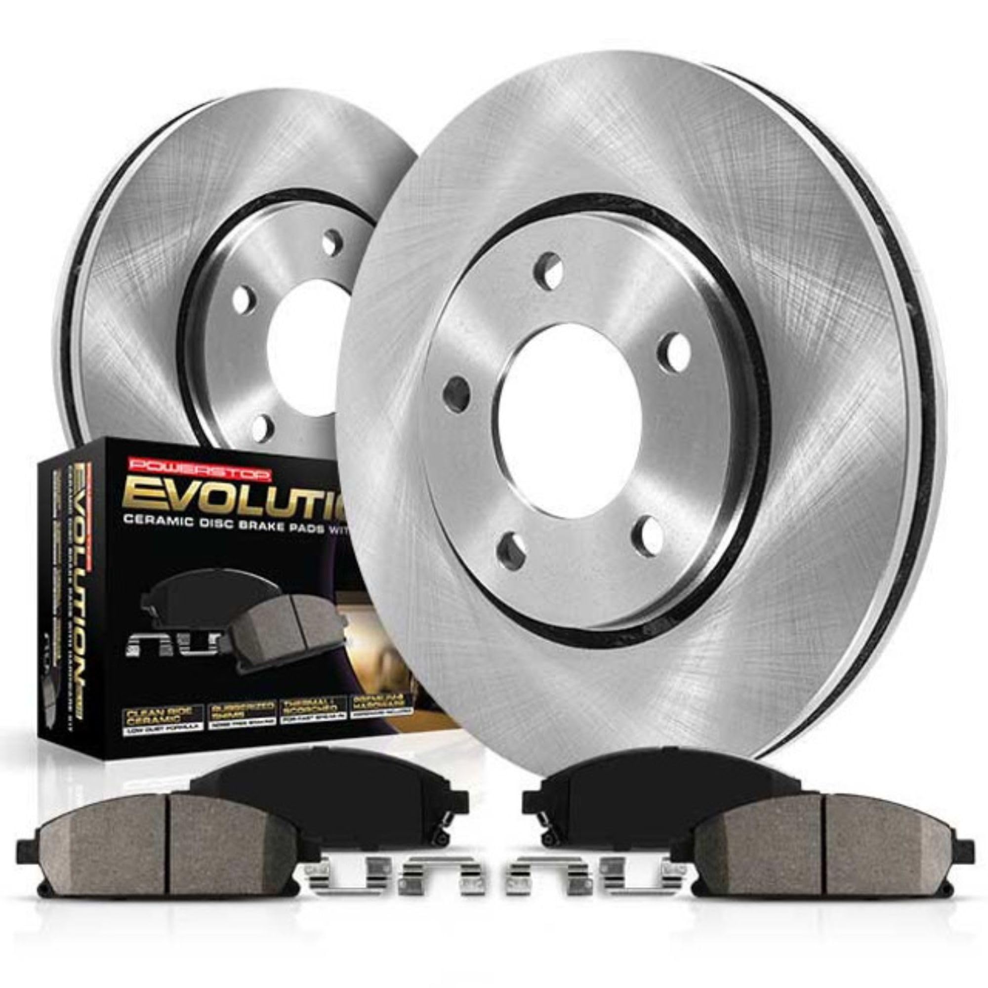 PowerStop Z17 Replacement Brake Pad &amp; Rotor Kit Front KOE6082 | Toyota 86, T