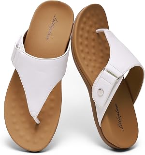 Littleplum Women's Orthotic Slides Slip on Slippers Ladies Sandals Arch Support Sandals for Women