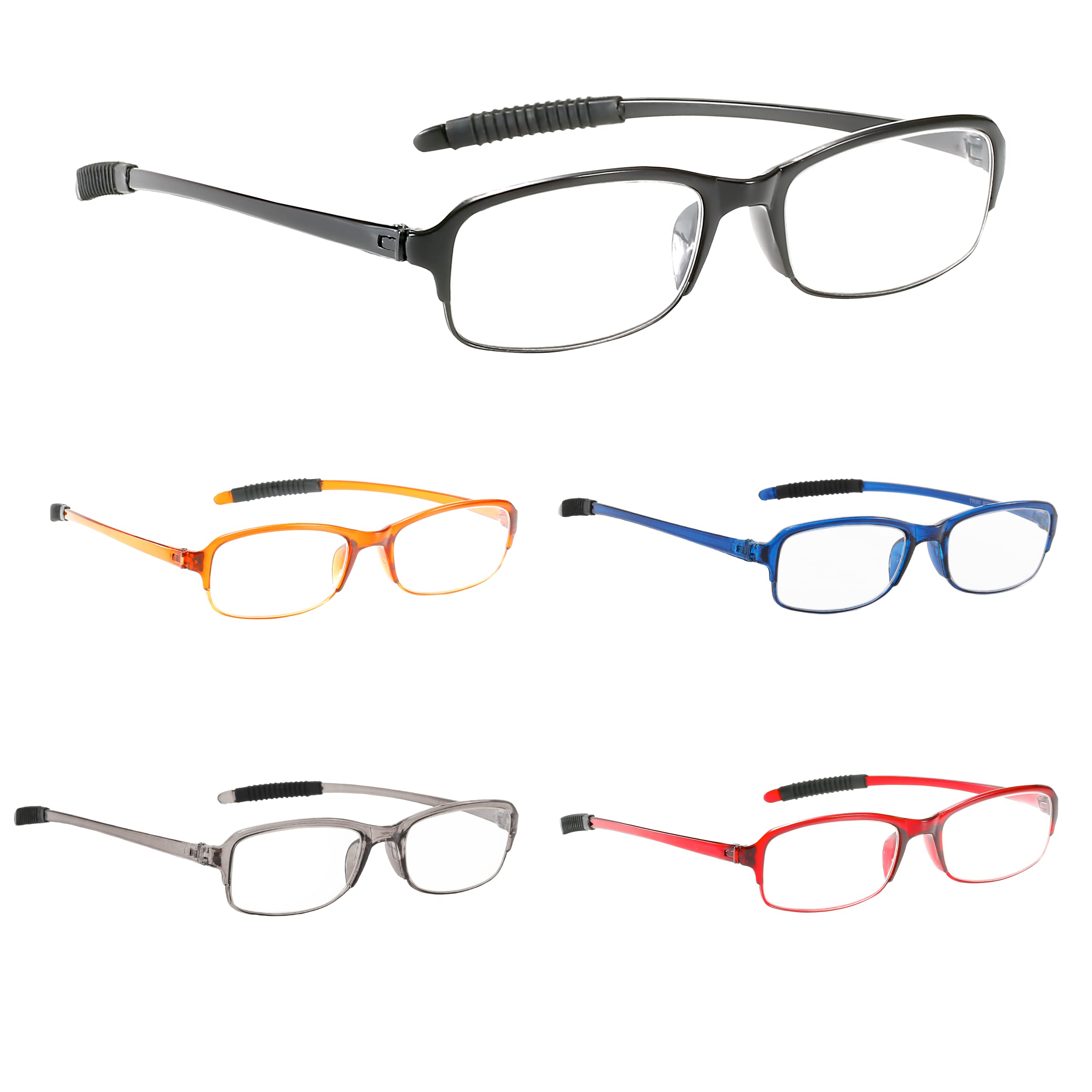 PROFLEX BluOptix Unisex Reading Glasses (Men + Women) Blue Light Blocking, Light
