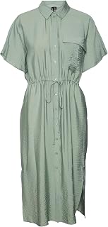 VERO MODA Vmiris S/S Women's Calf Dress Wvn Noos Dress Blouse