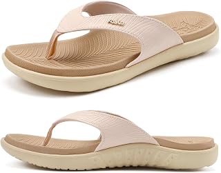 KuaiLu Women's Orthotic Arch Support Flip Flops Yoga Mat Thong Sandals