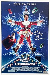 Chevy Chase Signed Autographed Christmas Vacation 11x17 Movie Poster TRISTAR