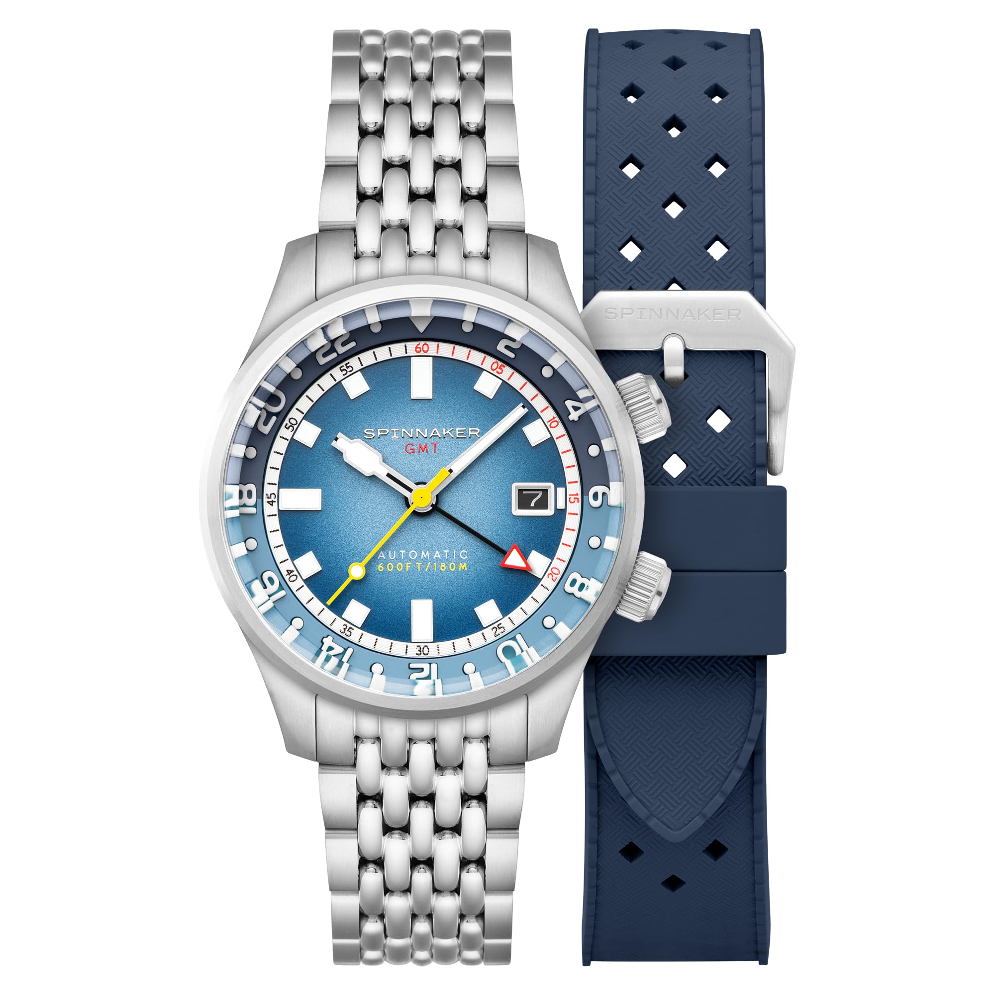 Spinnaker Bradner GMT Automatic Watch | Blue Alps | SP-5121-88