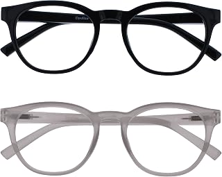 OPULIZE BLU Reading Glasses for Men and Women, UV Protection – Multipack Color & Magnification