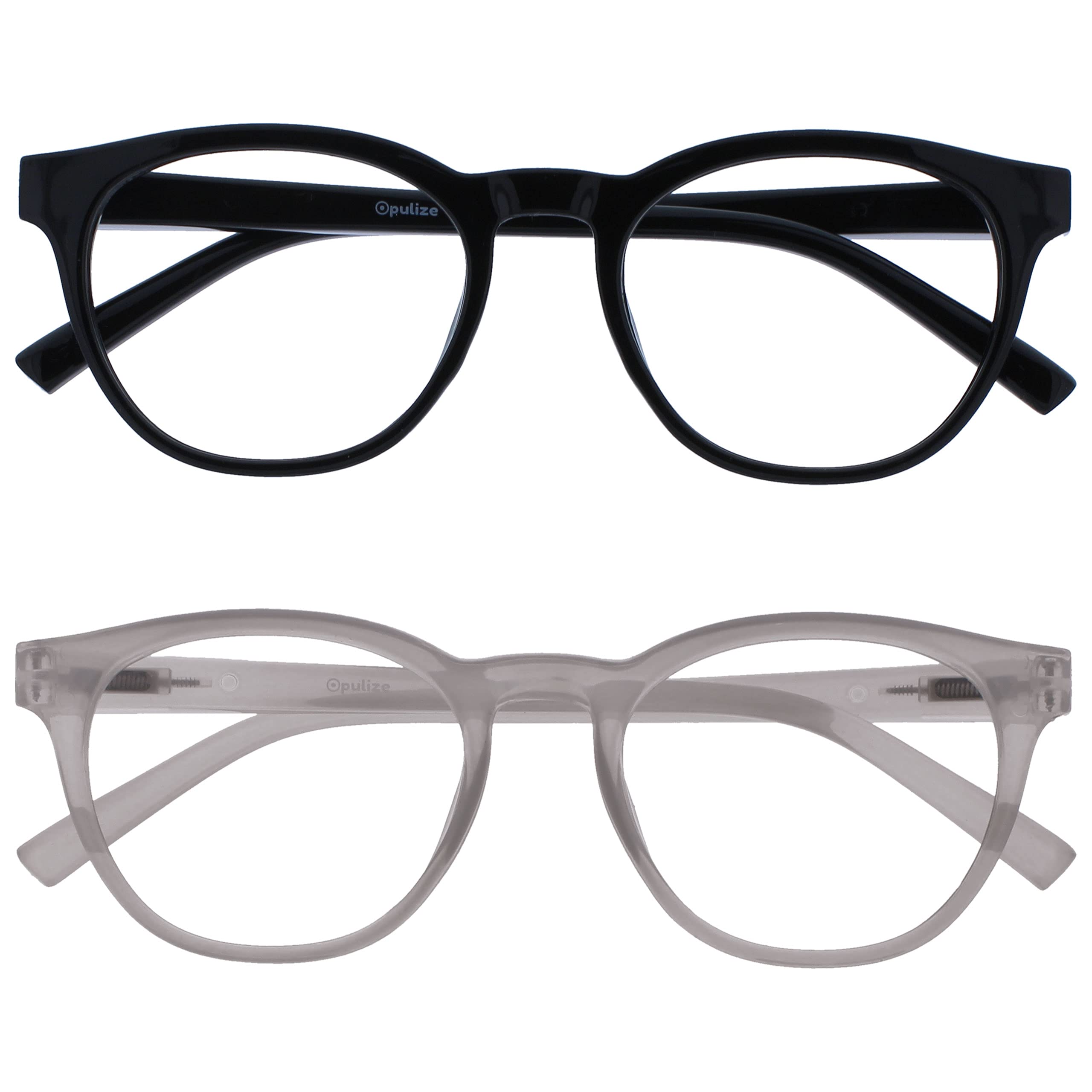OPULIZE BLU Reading Glasses for Men and Women, UV Protection – Multipack Color &