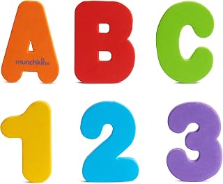 Munchkin® Learn™ Foam Bath Letters and Numbers, 36pc Toddler Bath Toys