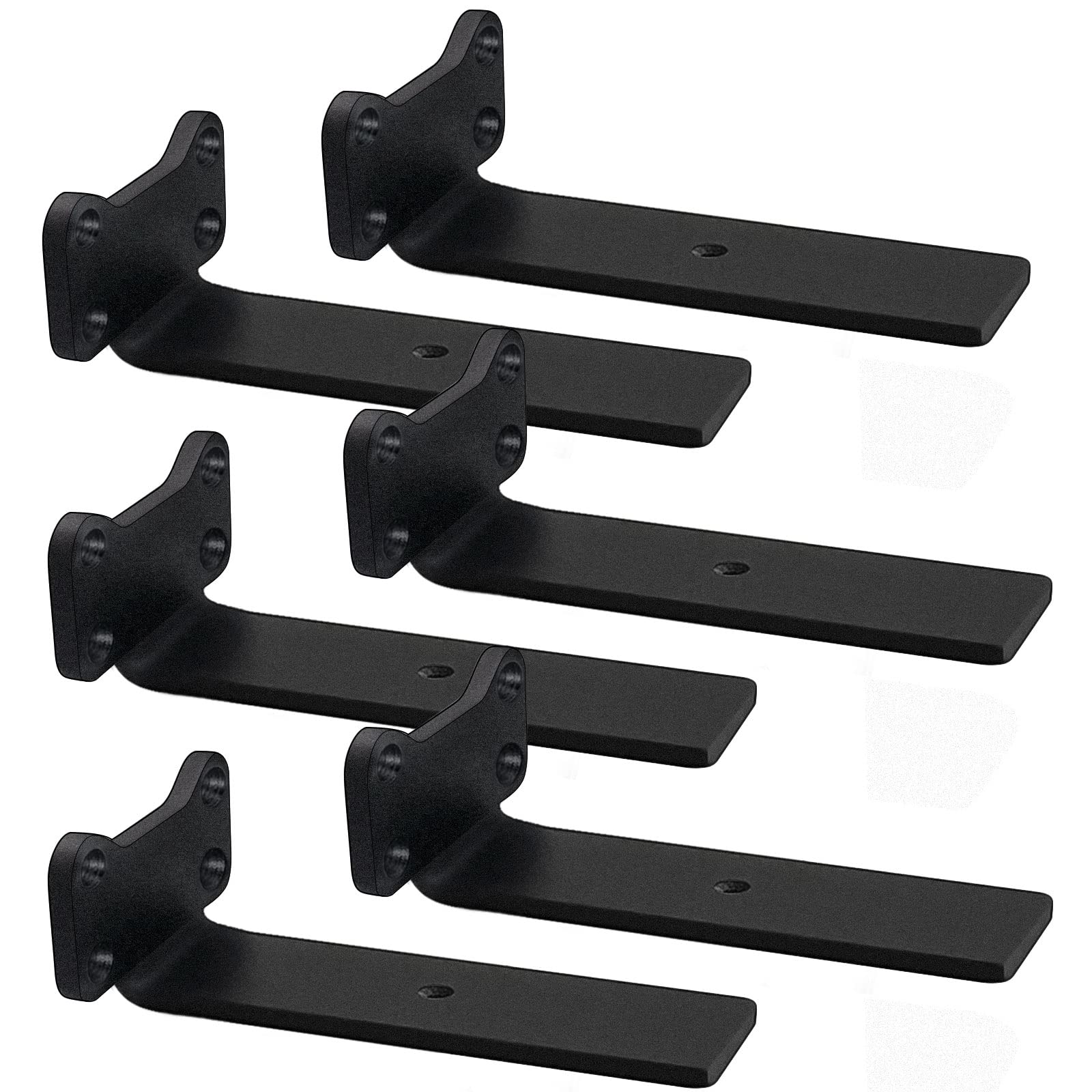 Floating Shelf Brackets Heavy Duty Industrial L Shelf Bracket 1/5 Inch Thick Pre
