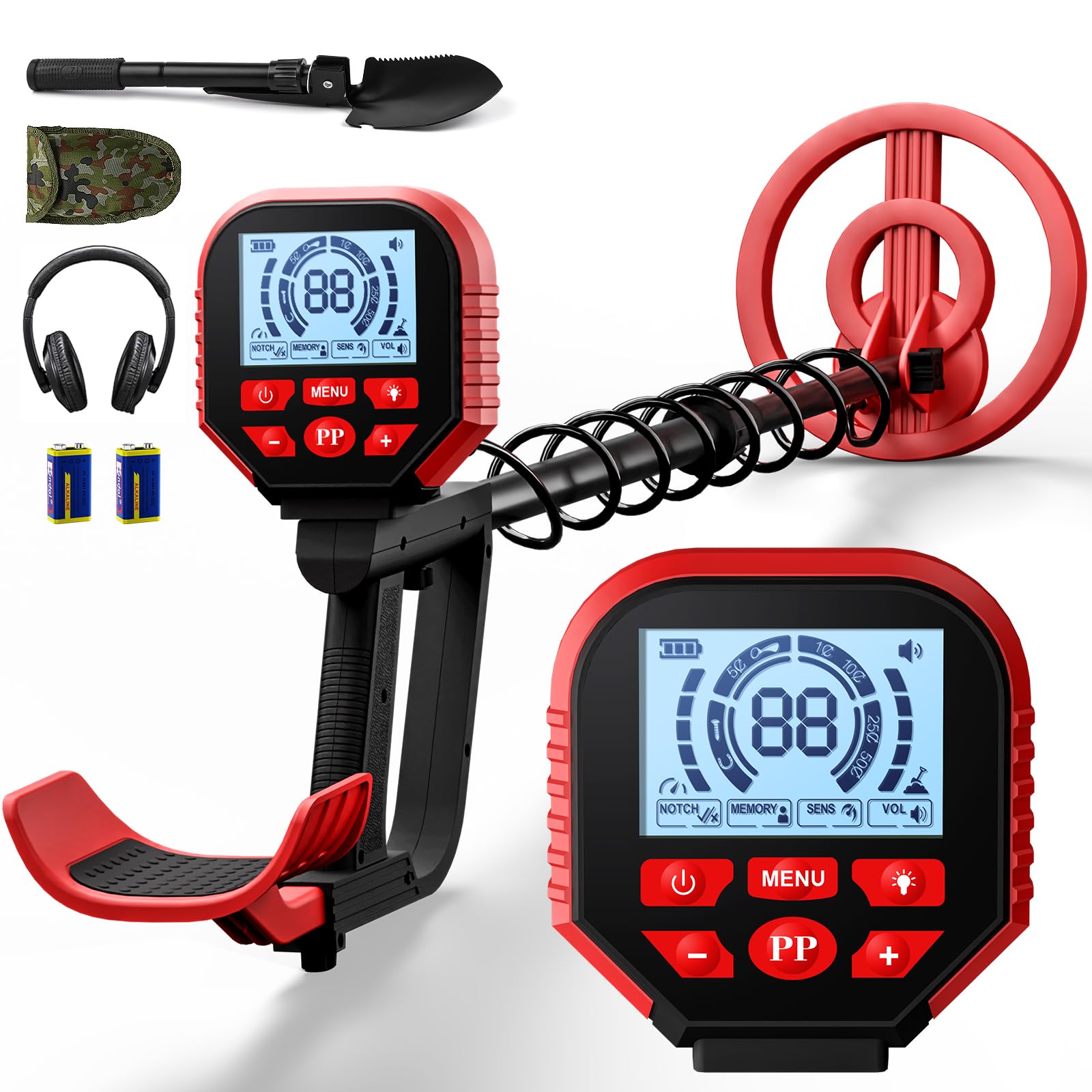 2026 Latest Higher Accuracy Professional Metal Detector for Adults with LCD | Go