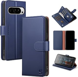 Shieldtop for Google Pixel 10 / Pixel 10 Pro Wallet Case,Dark Blue