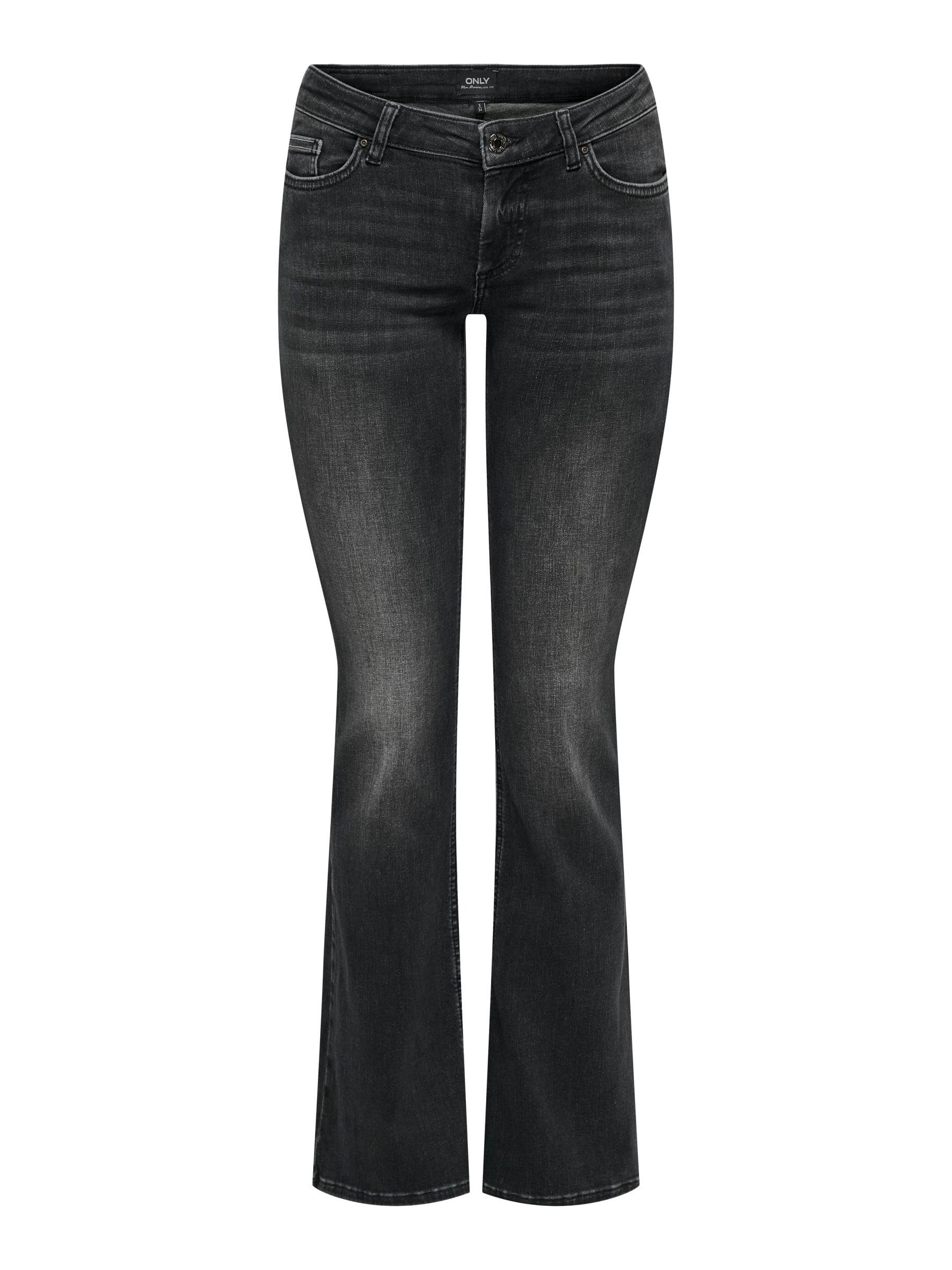 Only - Onlblush Life Mid Flared DNM Tai467 Noos, Women's Jeans